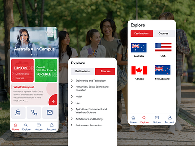 Unicampus - Student Enroll App consultancy student unicampus