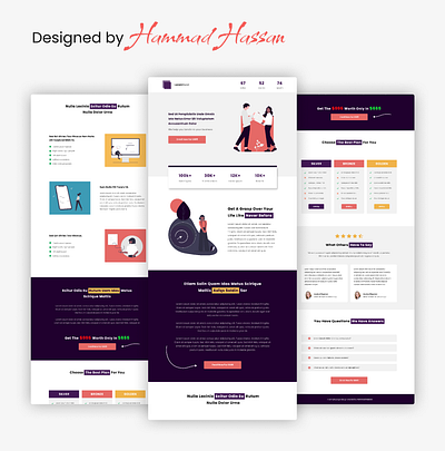 Sales Funnel Design (Sales Page) design funnel landing page sales funnel sales page ui web design webdesign website website design