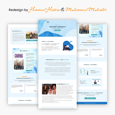 Minimal sales page re-design design funnel landing page sales funnel sales page ui webdesign website website design