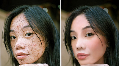 Face Retouching graphic design madebystudiojq photo retouching photoshop rahat150 skillshareclass userexperience