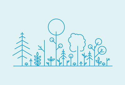 biome 01 biome design graphic design illustration nature trees vector