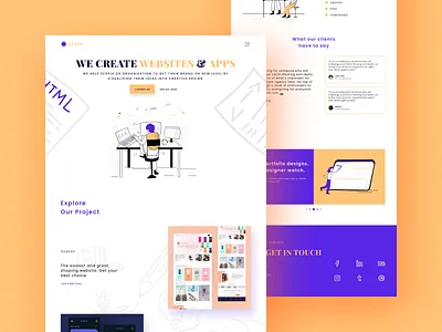 Stark - Design Agency app branding design figma graphic design illustration logo ui ux vector