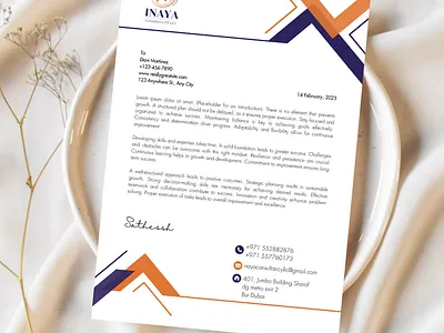 Letterhead Design graphic design letterhead design lettterhead logo ui