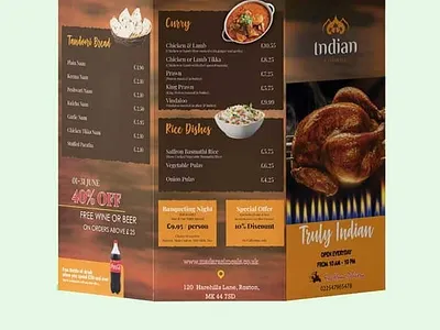 A4+ | Extended Menu | A4+ takeaway Menu | MenuMa Print leaflets online