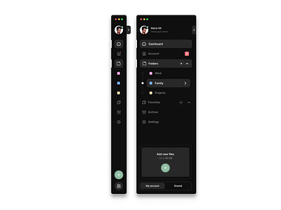 Dashboard Sidebar Motion Design dark mode dashboard dropdown figma fintech graph menu minimal multi nav navbar navigation side nav sidebar slide menu tab menu ui animation ui design ux web webapp