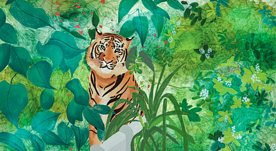 JUNGLE digital illustration graphic design illustration photoshop procreate