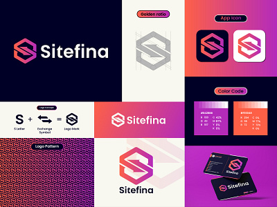 SITEFINA APP LOGO DESIGN app logo brand identity brand logo branding branding design business logo creative logo design flat graphicdesign illustration logo logos logotechnology minimal logo modern logo professional logo startup logo tech logo unique logo