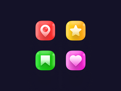 Big Sur Icons 3d graphic design ui