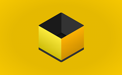 24. Cube - Divtober 2022 box css cssart cube divtober perspective singlediv yellow