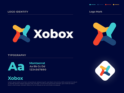 Xobox Logo alphabet logo app logo branding creative logo custom logo design flat gamming logo geometric logo graphic design icon illustration illustrator letter logo lettermarks logo minimal modern logo trend logo x icon logo