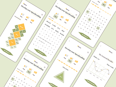 DESIGN FOR MOBILE APP SPEEDREADING design ui uiux ux web design website