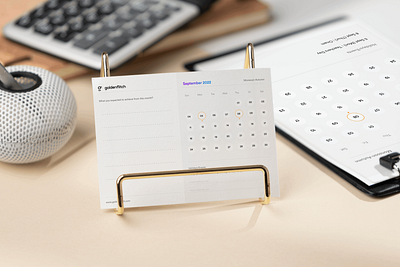 Table Calender | Minimalist Design aesthetic calender clean and modern minimalism design print print design product design table calender