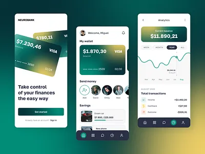 Banking app app banking budget design economics figma finance mobile money ui