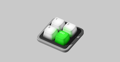 Numerical keyboard in Spline 3d 3d illustration 3d model design illustration low poly low poly 3d model low poly model minimal spline vector