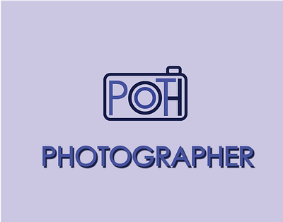 Photographer Logo adobe branding dailylogochallenge design graphic design illustration logo