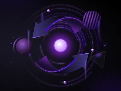 Buy, sell,store and swap 3d art illustration illustration art vector