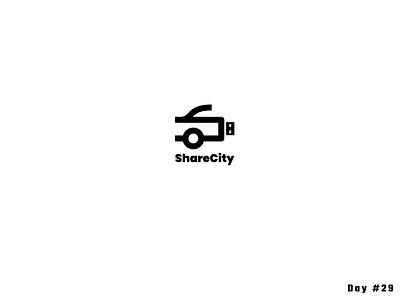 Daily Logo Challenge | Day #29 - Rideshare Car Service branding design graphic design logo vector