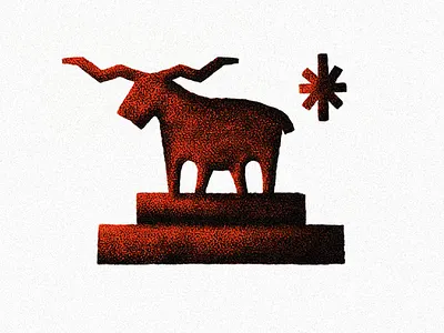 Bull on the Alter art artwork branding bull design font illustration lockup logo