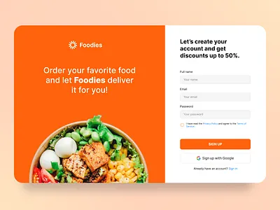 Sign Up Landing Page #dailyui #day1 dailyui day1 graphic design landing page sign up ui sign up ux signup page ui ui designer uiux uiux designer ux ux designer web design web landing page website design website designer website freelancer