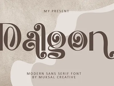 Dalgon Font playful