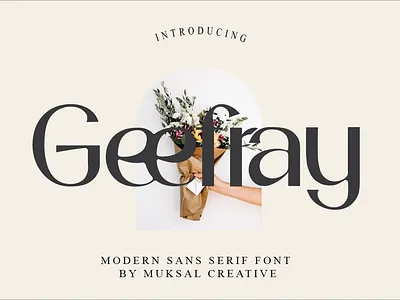 Geefray Font display playful