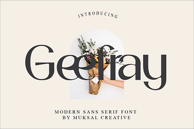 Geefray Font display playful