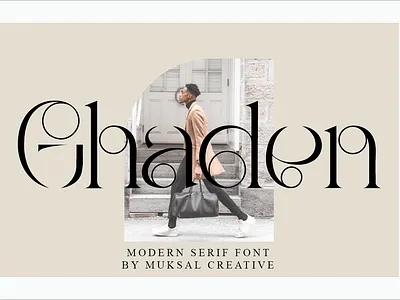 Ghaden Font display ligatures