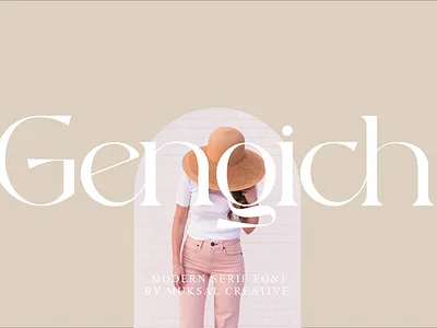Gengich Font font serif heading serif