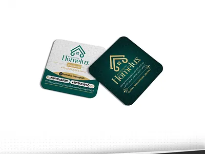 Homelux branding businesscard card graphic design logo print