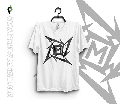 Metallica Updated version tee design 3d animation branding clothing design fabric graphic design icon illustration logo motion graphics tee tshirt ui ux vector