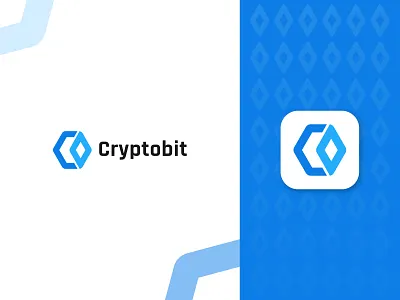Cryptobit Logo Design | Blockchain, Coin, Cryptocurrency bitcoin blockchain brand guidelines branding coin company logo creative crypto cryptocurrency illustrator logo branding logo design logo inspirations logo mark minimal tech token vector
