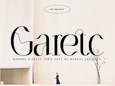 Gaaretc Font fashion invitation