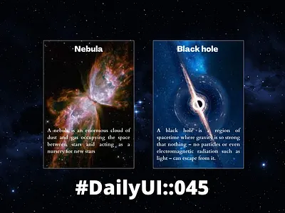 Info Card dailyui dailyui::045 ui