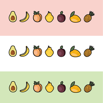 Seven food line icons set design food line icons graphic design healthyfood icons set illustration vector