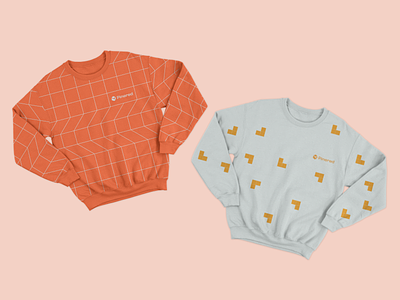 Pinered - Swag branding clean clothing design grid illustration jumper pattern vector