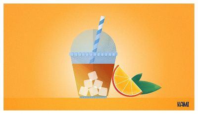 Orange juice illustration illustrator vector