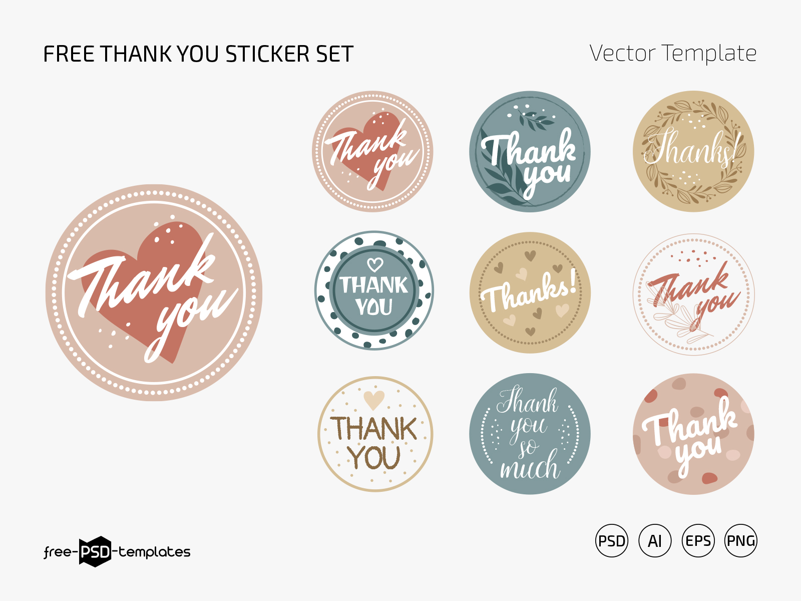 Thank You Stickers :: Behance
