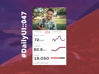 Activity Feed dailyui dailyui:047 ui