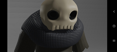 Lord Bones - Close Up 3d 3d modeling animation blender