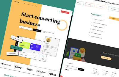 Converting business website UI Design 2022 figma ui ux web design