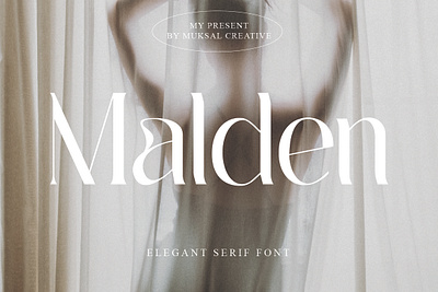 Malden Font fashion
