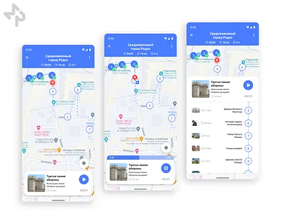 Location Tracker - Daily UI #020 app design audioguide dai dailyui dailyui 020 dailyui challenge dailyui challenge 020 design figma location tracker map ui