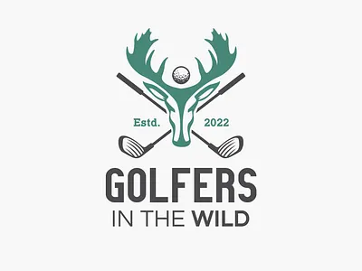 Golfers In The Wild Logo custom logo design design logo graphics design logo logo creator logo maker versatile