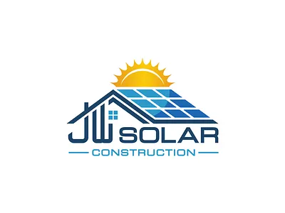 JW Solar Logo branding design graphic design illustration logo logo design typography