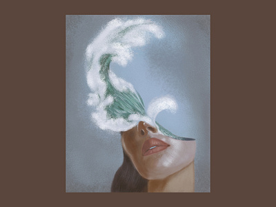 wavy hair car cartoon cartoon character cartoons character digital art digital painting digitalart draw hair draw minimal painting portrait portrait draw procreate woman