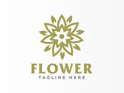 luxury Abstract flower logo template abstract blossom branding business design flower logo graphic design graphic design green icon illustration logo luxury vector