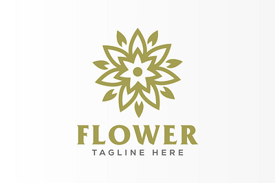 luxury Abstract flower logo template abstract blossom branding business design flower logo graphic design graphic design green icon illustration logo luxury vector
