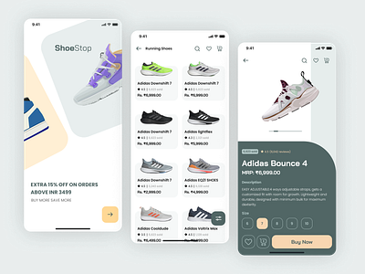Shoes Mobile App adidas app design app ui cpdesign creative design mobile app nike shoe shoe store shoes app ui shoes mobile app shoes online store shoes store trending ui ux
