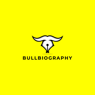 BullBiography Logo Design branding bull logo design fiverr graphic design illustration line art logo logo logo design minimal bull logo minimal logo modern logo modern minimal logo ui