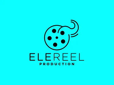 Elereel Production Logo Design branding design fiverr graphic design illustration line art logo line logo logo minimal logo minimalist logo modern logo ui